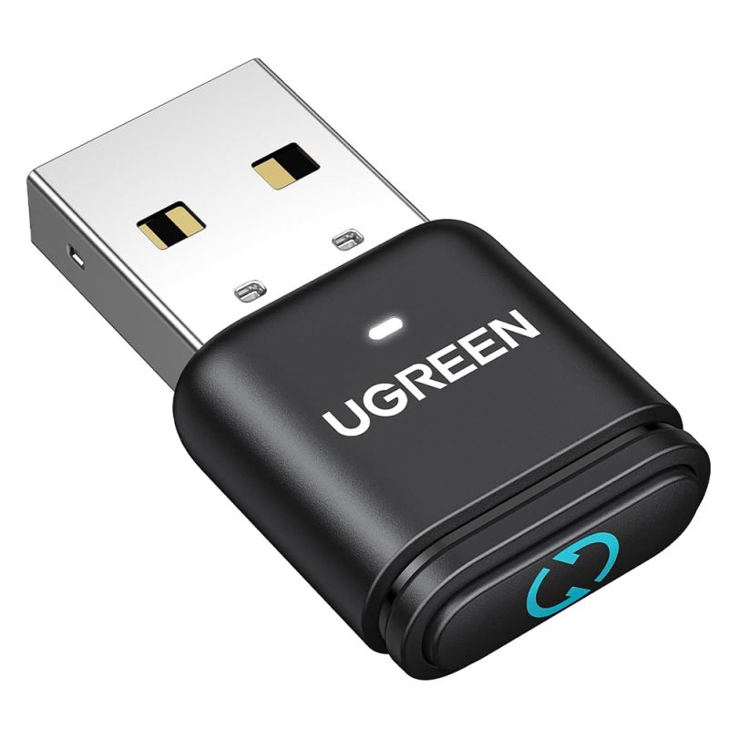 Adaptor BT5.3, USB, Plug&Play, Functia Mouse Jiggler - Ugreen BT301 (35994) - Black