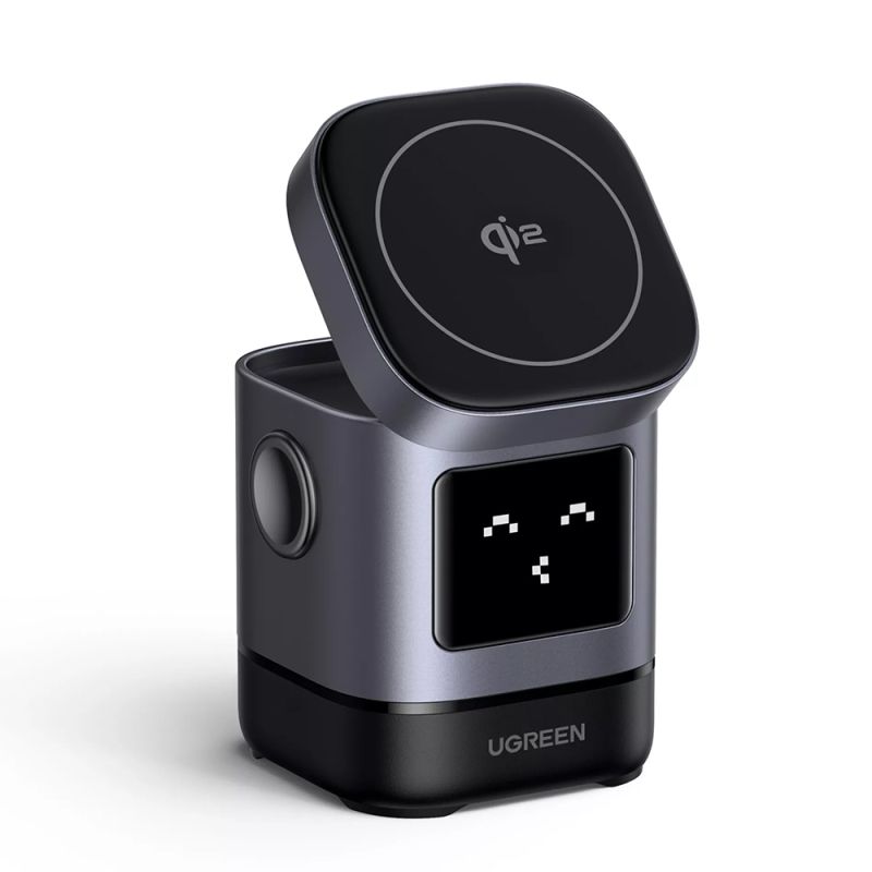 Incarcator Pliabil fara Fir 2in1, 25W, USB-C, MPP - Ugreen W709 (45775) - Black