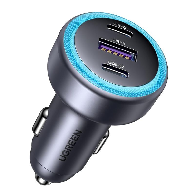 Incarcator pentru Masina, USB, 2x USB-C, 30W - Ugreen EC307 (45843) - Black