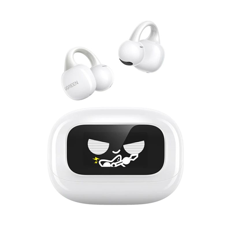 Casti Bluetooth 5.4, Noise Reduction, Latenta Scazuta - Ugreen HiTune S6 ClipBuds Magic WS208 (55136) - White