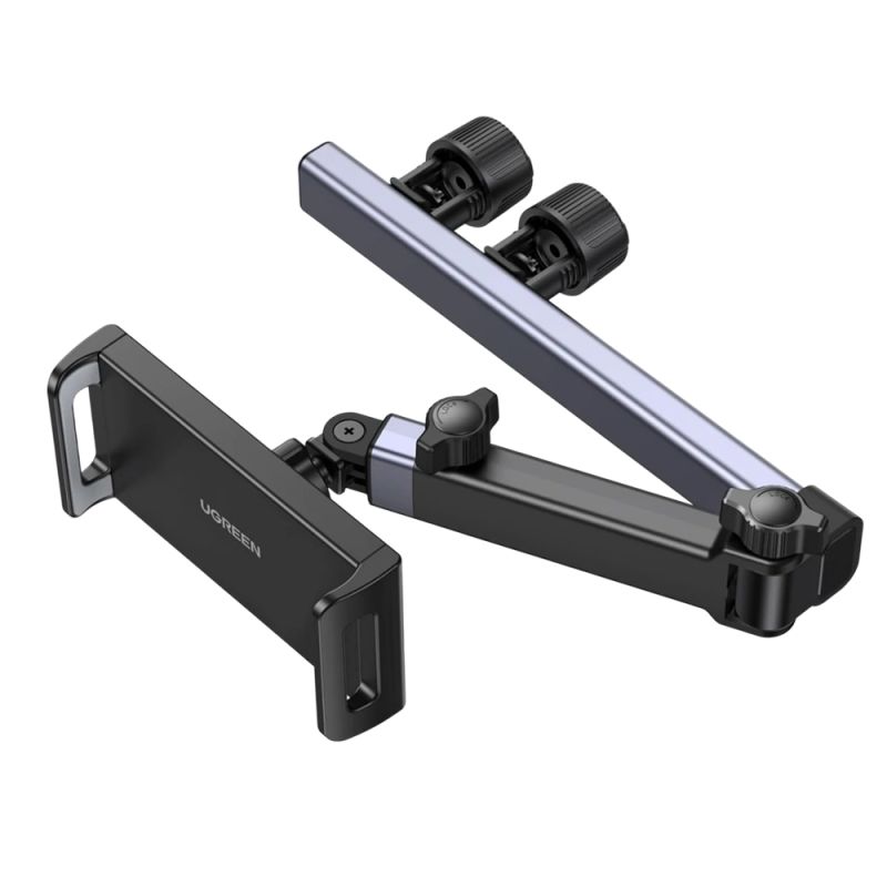 Suport cu Prindere de Tetiera pentru Telefon, Tableta 4.7" - 9.84", Rotire 360°, Extensibil - Ugreen LP904 (55443) - Black