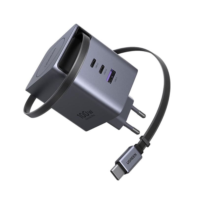 Incarcator USB, 3x Type-C GaN Fast Charger, 100W - Ugreen X616 (65828) - Space Grey