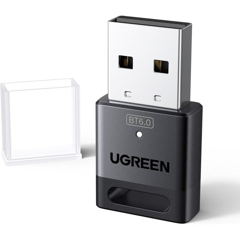 Adaptor USB, Bluetooth 6.0, Plug & Play, pentru Windows 11/10/8.1 - Ugreen (75073) - Black