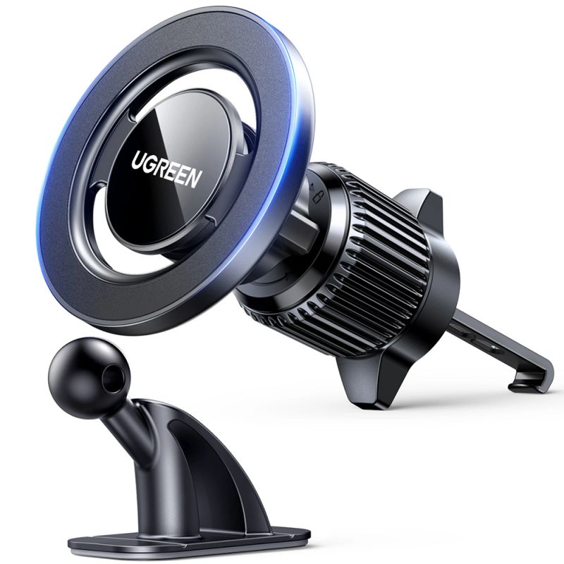 Suport Auto pentru Telefon Magnetic, 2in1 - Ugreen (85397) - Black