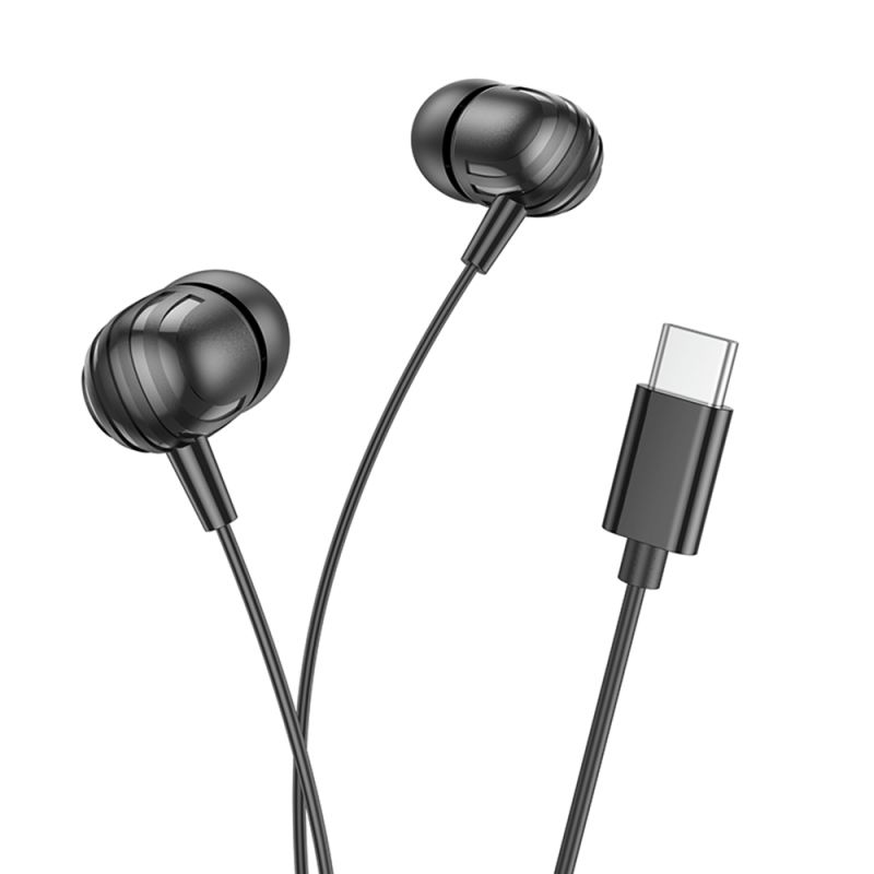 Casti cu Fir, Microfon, Type-C, Hi-Fi - Borofone Delicious (BM77) - Black