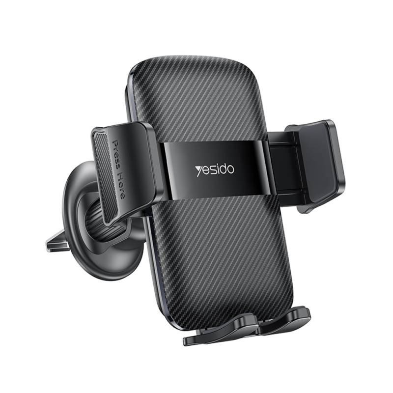 Suport de Masina pentru Telefon, Prindere Grila, Universal - Yesido (C251) - Black