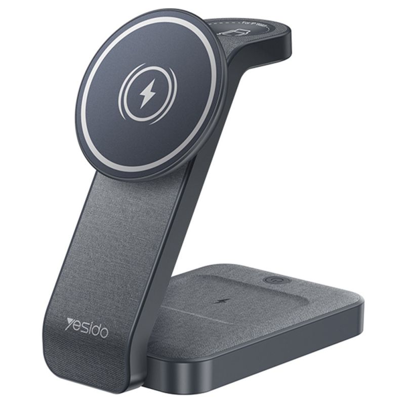 Statie de Alimentare Pliabila pentru Telefon, Casti, Smartwatch, 15W - Yesido (DS26) - Grey