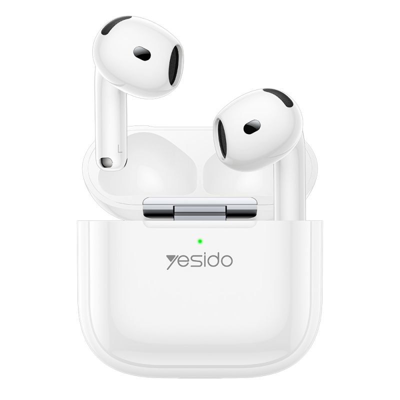 Casti Bluetooth, Wireless, Half-In-ear, 300mAh, Type-C - Yesido (TWS31) - White