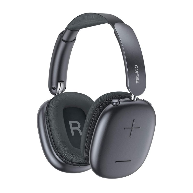 Casti Over-ear, Bluetooth, Jack, 400mAh - Yesido (EP10) - Black