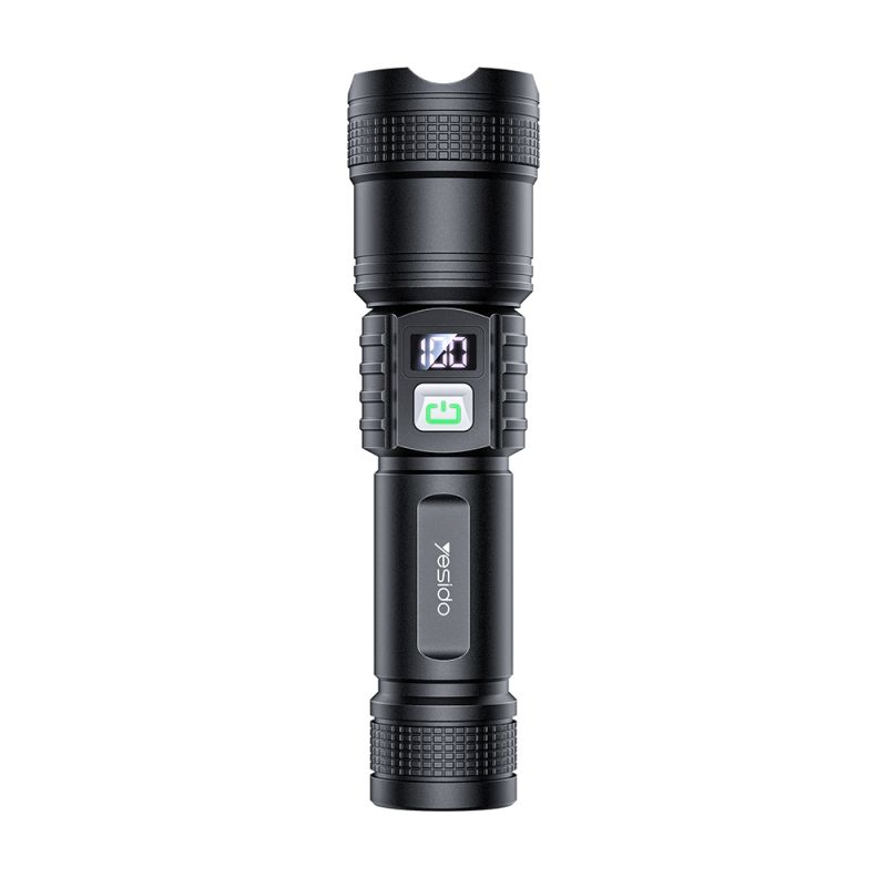 Lanterna Reincarcabila, LED, 3 Moduri, 1200mAh - Yesido (TC11) - Black