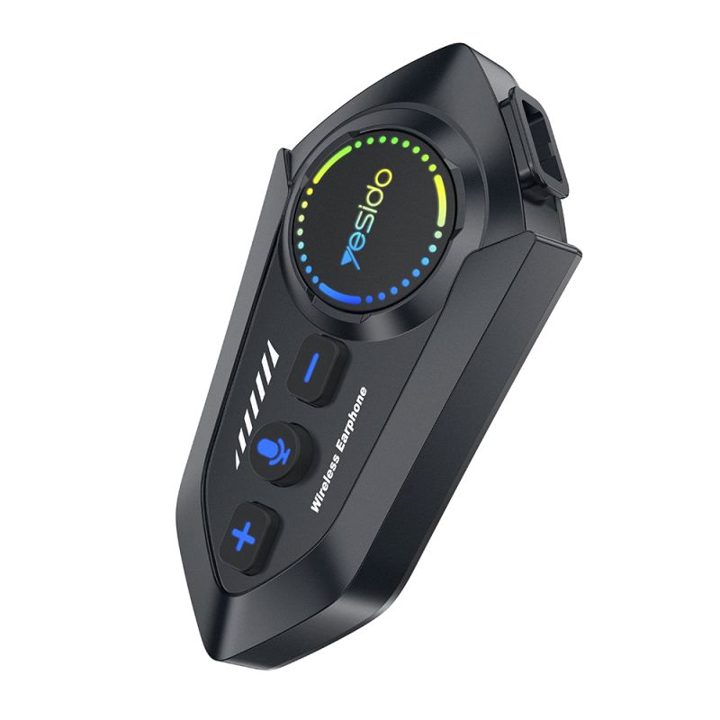 Casca Moto, Bluetooth 5.4, IPX6, cu Microfon si Difuzoare - Yesido (VC19) - Black