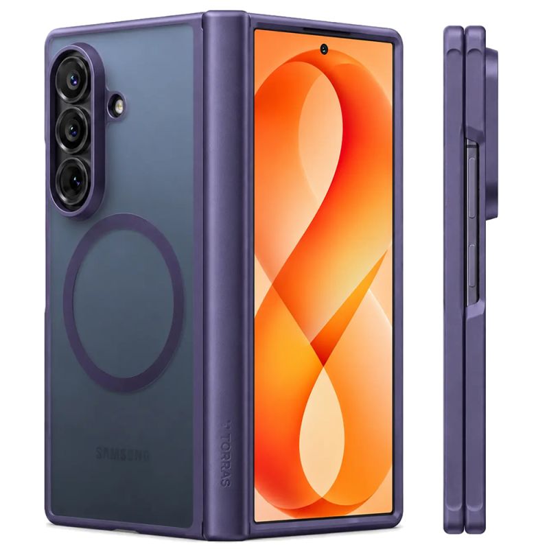 Husa pentru Samsung Galaxy Z Fold8 Ultra - Torras Guardian Magnetic Series - Deep Purple