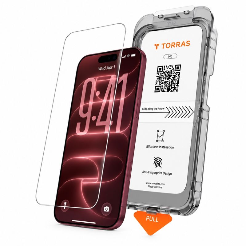 Folie pentru iPhone 18 Pro Max / iPhone 17 Pro Max - Torras HD Screen Protector - Clear