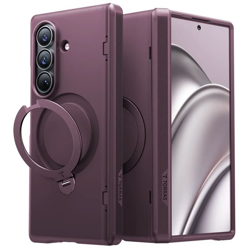 Husa pentru Samsung Galaxy Z Fold8 Ultra - Torras Ostand Q3 Spin Series - Purple