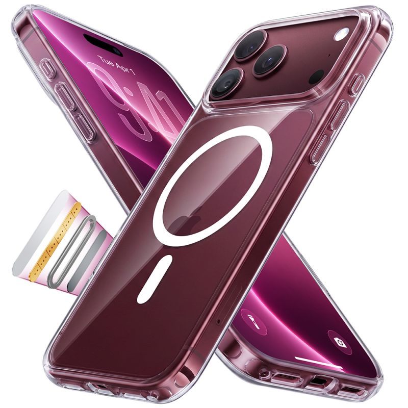 Husa pentru iPhone 18 Pro Max / iPhone 17 Pro Max - Torras Guardian Magnetic Series - Clear