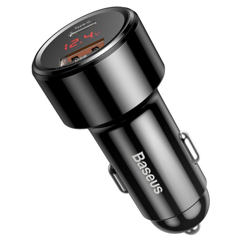 Incarcator Auto USB, Type-C 6A, 45W - Baseus Magic Series (CCMLC20C-01/C00035400117-Z1) - Black