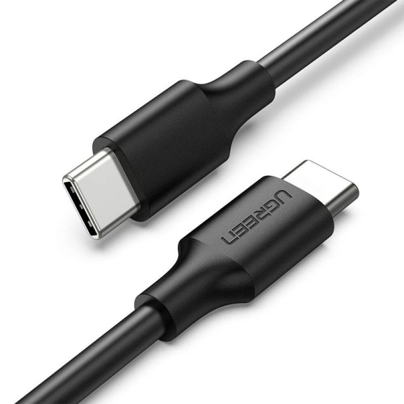 Cablu de Date USB-C la USB-C, 3A, 60W, 480Mbps, 2m - Ugreen US286 (10306) - Black