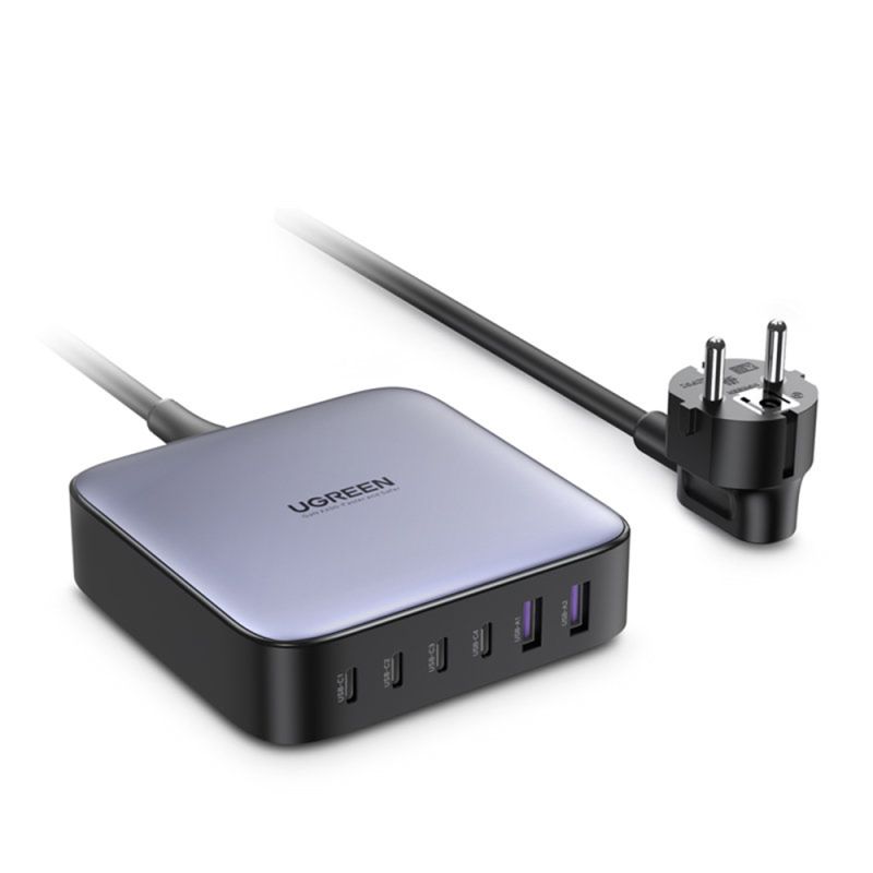 Statie Incarcare 4x Type-C, 2x USB, 200W - Ugreen CD271 (40914) - Gray