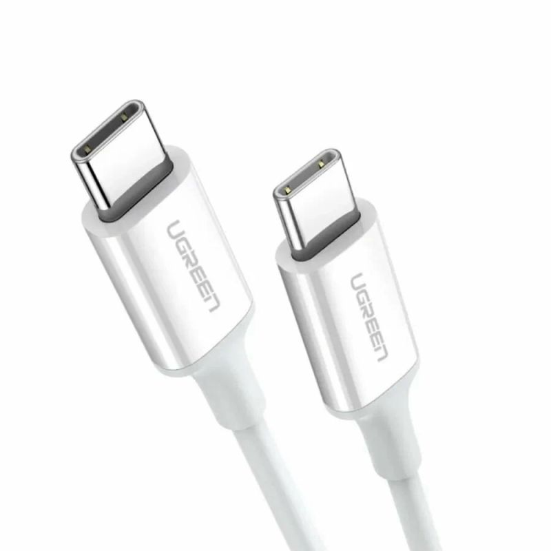 Cablu de Date USB-C la USB-C, 3A, 60W, 1m - Ugreen US264 (60518) - White