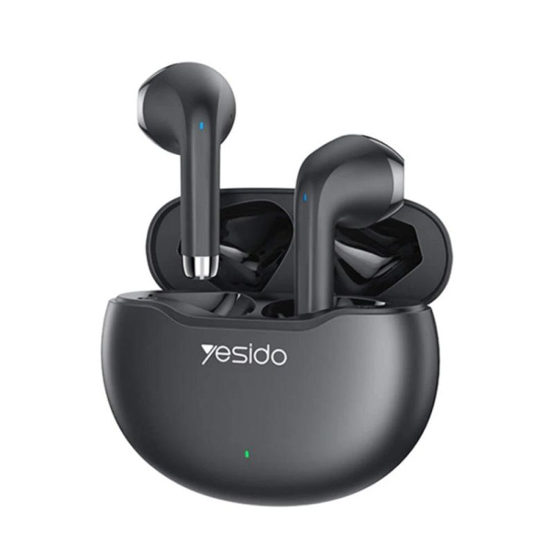 Casti Wireless, Half-In-ear, Noise Cancelling, 320mAh - Yesido (TWS21) - Black