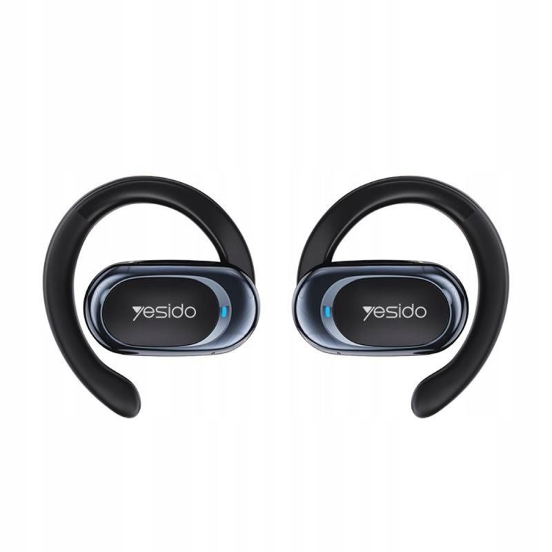 Casti Wireless, Open-ear, 600mAh, Air Conduction - Yesido (YSP13) - Black