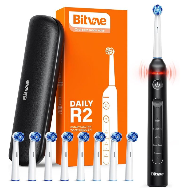 Periuta de Dinti, Capete Rezerva, 5 Moduri - Bitvae (BVR2) - Black