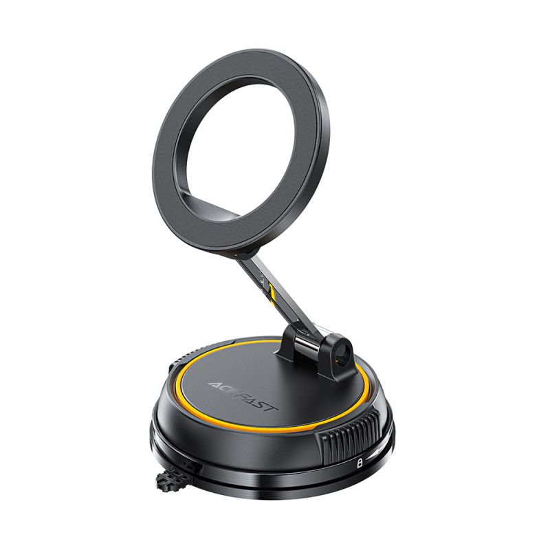 Suport Masina Magnetic pentru Telefon 4.7 - 6.9", Rotire 360° - Acefast (D55) - Black