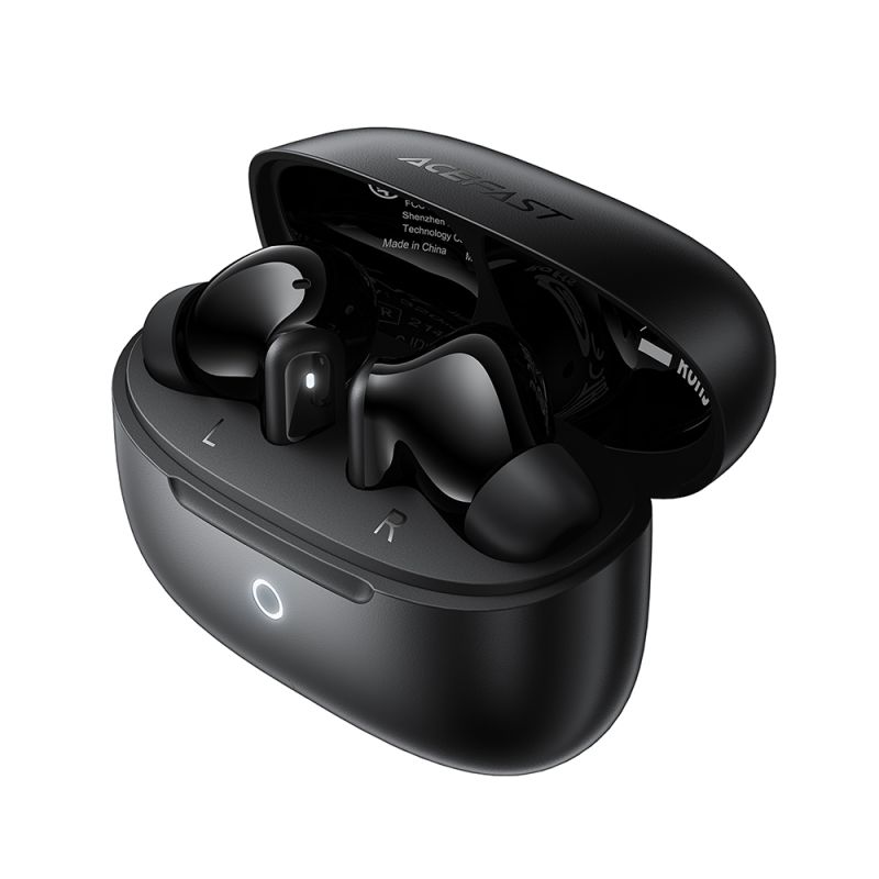 Casti fara Fir, In-Ear, AI Noise Cancelling, TWS, BT6.0 - Acefast (W7) - Black