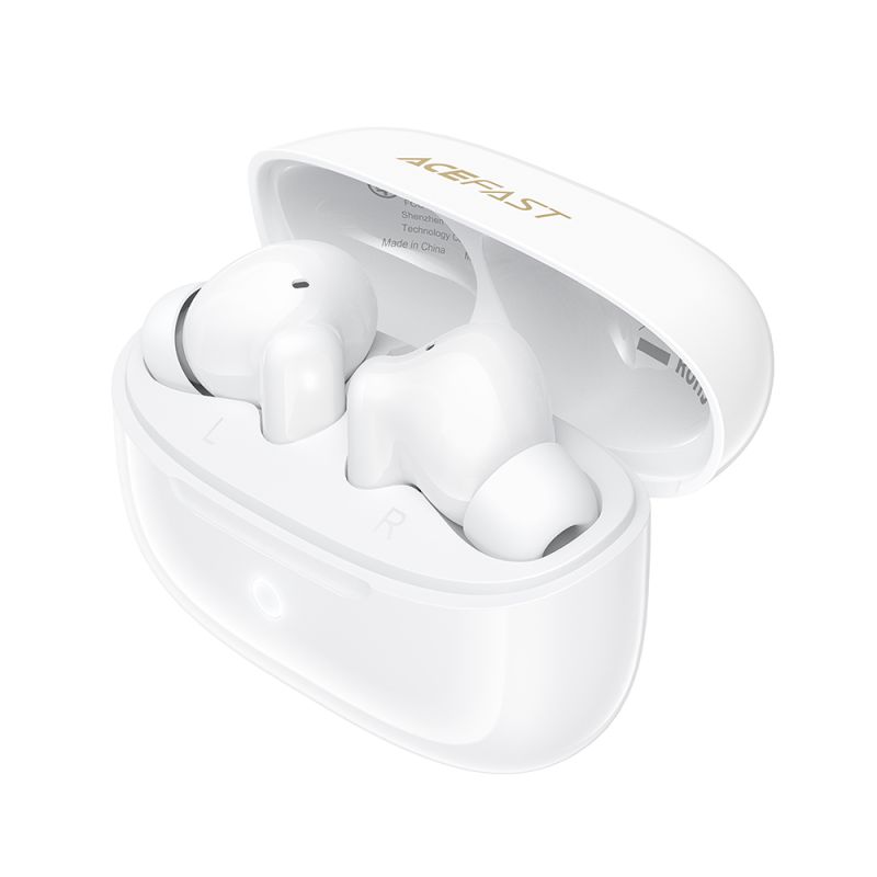Casti Bluetooth 6.0, ENC, 320mAh, Waterproof - Acefast (W7) - White
