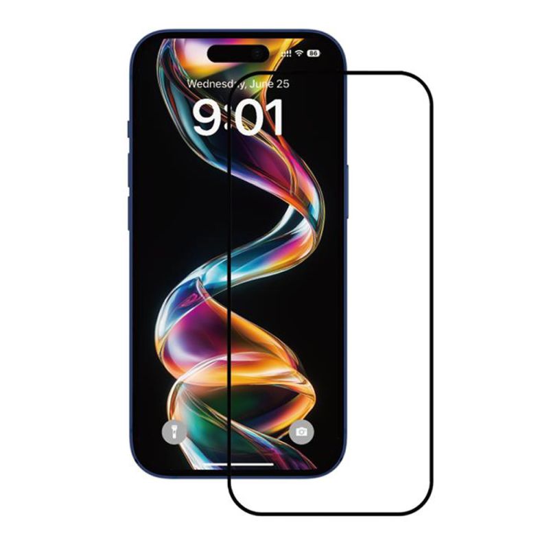 Folie pentru iPhone 16 - ANANK 2.5D 1X Reinforced Screen Protector - Black