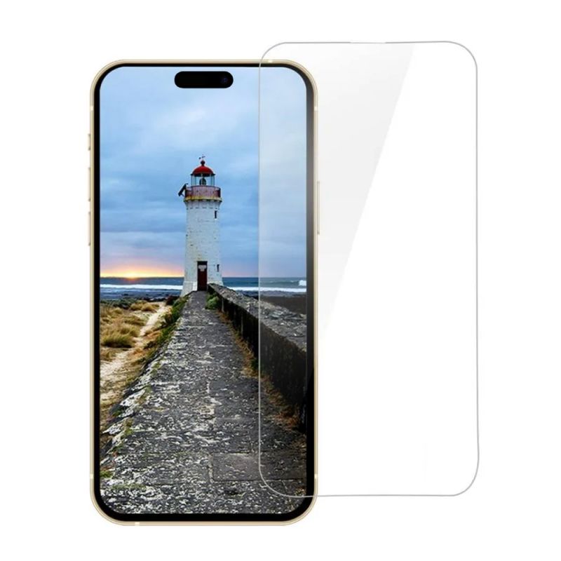 Folie pentru iPhone 16 (set 10) - ANANK 3D 1X Reinforced Curved Screen Protector - Clear