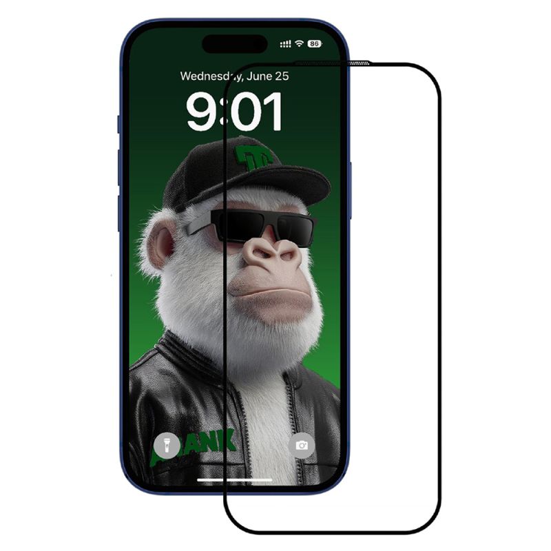 Folie pentru iPhone 17 - ANANK 2.5D 10X Reinforced CG Screen Protector - Black
