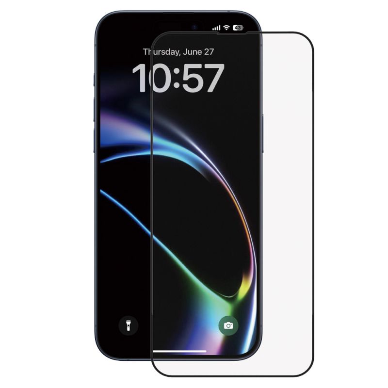 Folie pentru iPhone 17 Air - ANANK 2.5D 5X Reinforced Full Glass Screen Protector - Black