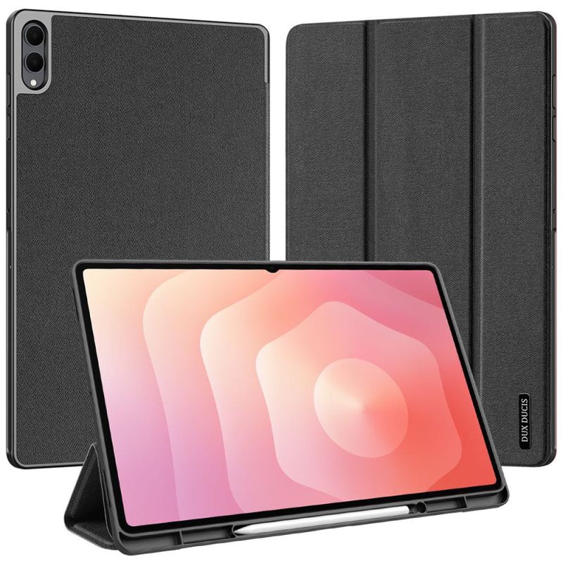 Husa pentru Samsung Galaxy Tab S12 Ultra / Tab S11 Ultra - Dux Ducis Domo Series (with S Pen Holder) - Black