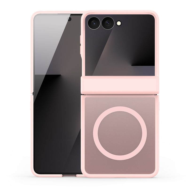 Husa pentru Samsung Galaxy Z Flip8 - Dux Ducis Yind MagSafe Series - Light Pink