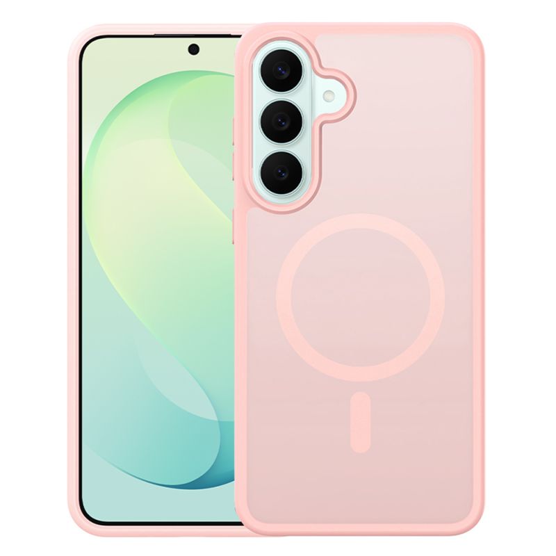 Husa pentru Samsung Galaxy S26 FE / Samsung Galaxy S25 FE - Dux Ducis Yind MagSafe Series - Light Pink