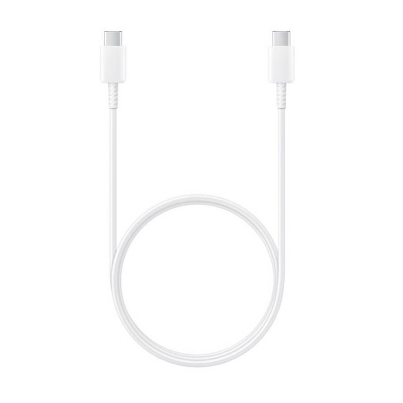 Cablu de Date Type-C la Type-C, 480Mbps, 2.1A, 1m - Samsung (EP-DA905BWE) - White (Bulk Packing)