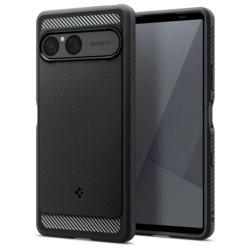 Husa pentru Sony Xperia 10 VII - Spigen Rugged Armor (ACS09592) - Black