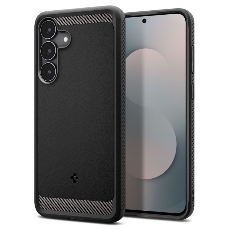 Husa pentru Samsung Galaxy S25 FE - Spigen Rugged Armor (ACS10025) - Matte Black