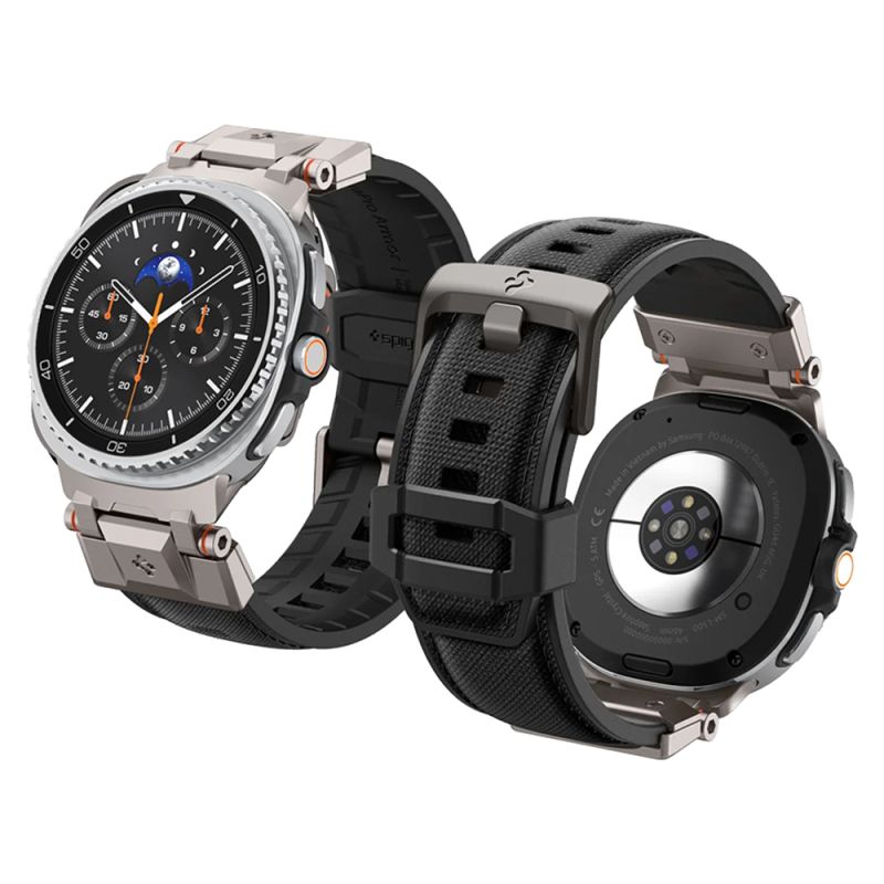 Curea pentru Samsung Galaxy Watch9/ Watch8 (40mm/44mm)/ Watch8 Classic - Spigen DuraPro Armor (AMP10118) - Black