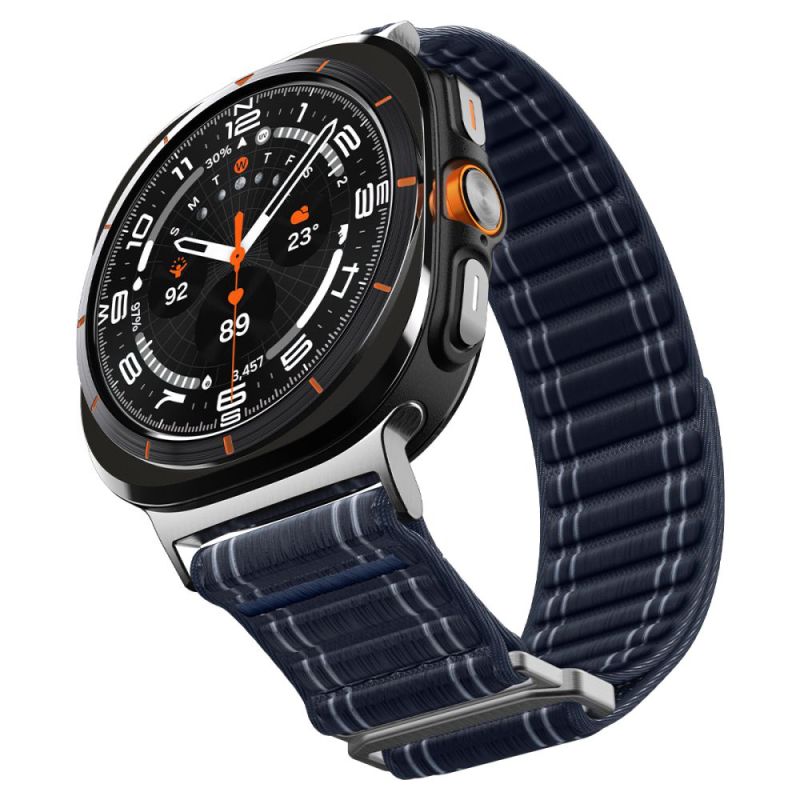 Curea pentru Samsung Galaxy Watch Ultra 47mm / Watch Ultra 2 - Spigen Watchband WBF0 (AMP10148) - Navy