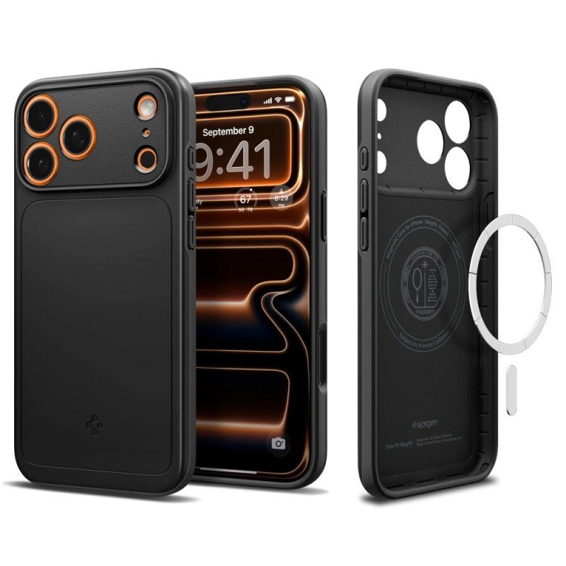Husa pentru iPhone 17 Pro Max - Spigen Thin Fit MagSafe (ACS10274) - Black