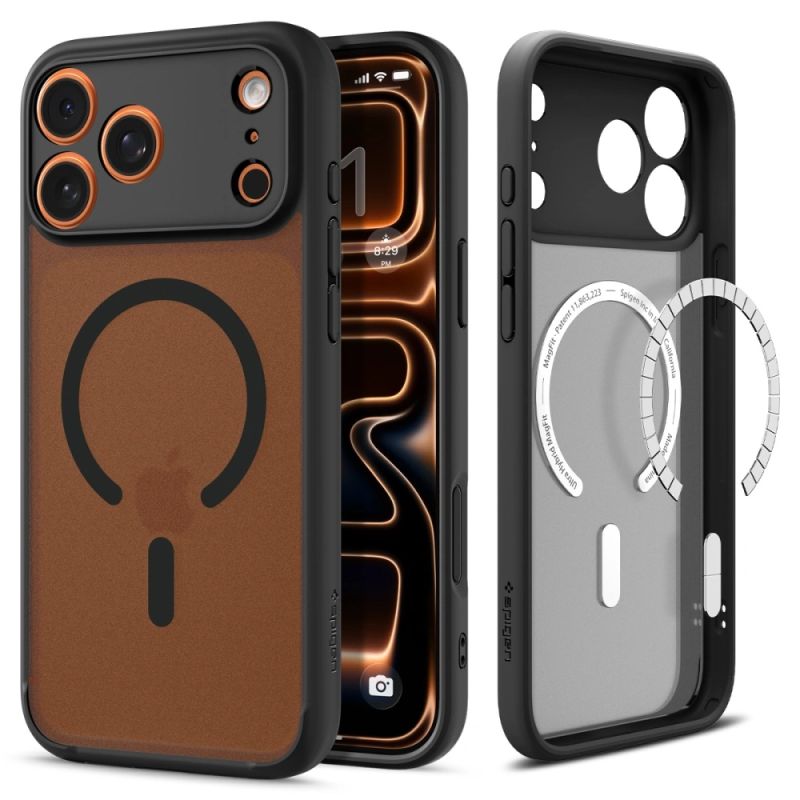 Husa pentru iPhone 17 Pro Max - Spigen Ultra Hybrid MagSafe (ACS10285) - Frost Black