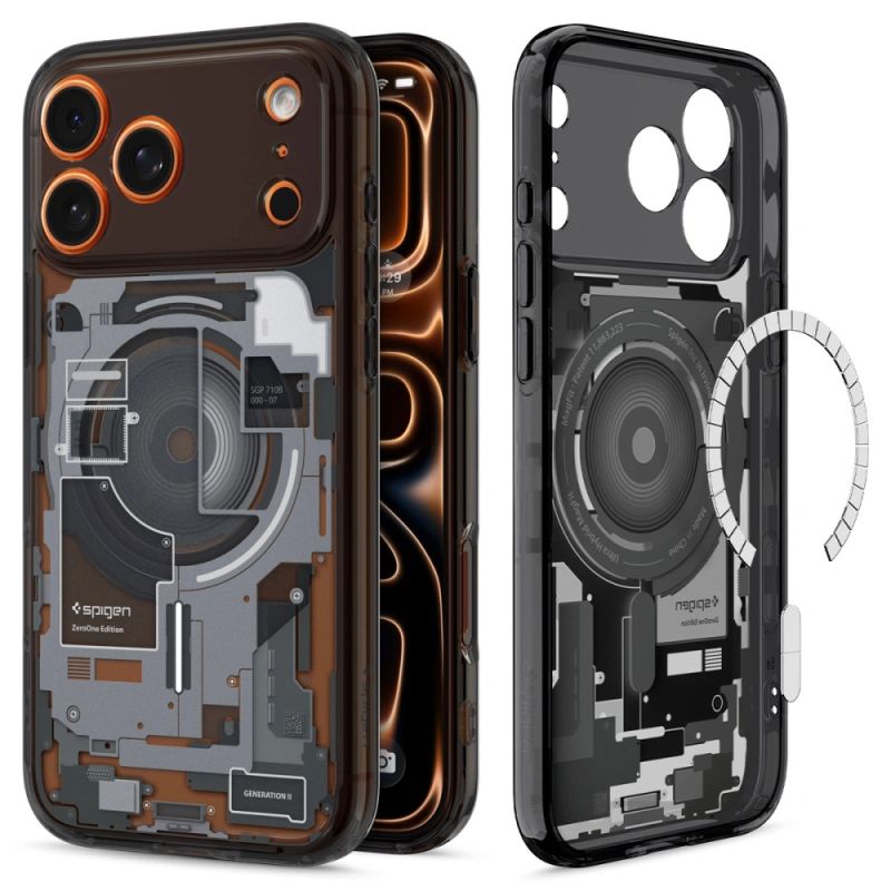 Husa pentru iPhone 17 Pro Max - Spigen Ultra Hybrid Zero One MagSafe (ACS10289) - Black