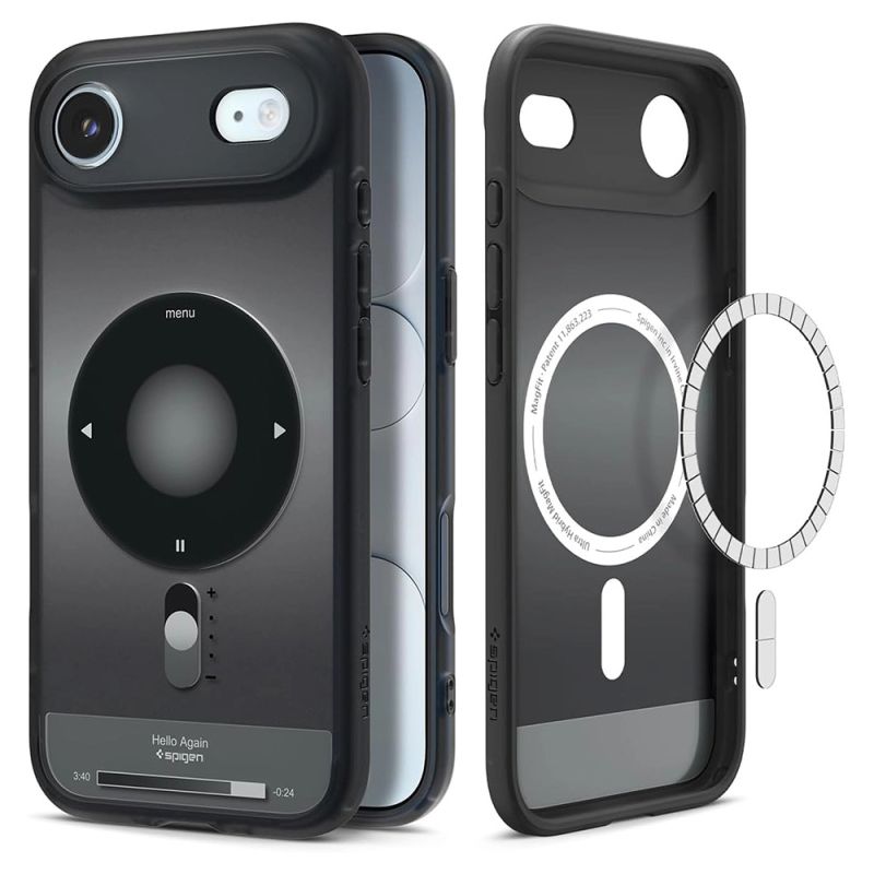 Husa pentru iPhone 17 Air - Spigen Ultra Hybrid Classic MagSafe (ACS10323) - Black