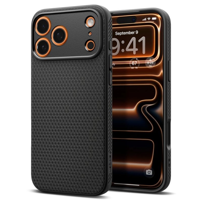 Husa pentru iPhone 17 Pro - Spigen Liquid Air (ACS10331) - Matte Black