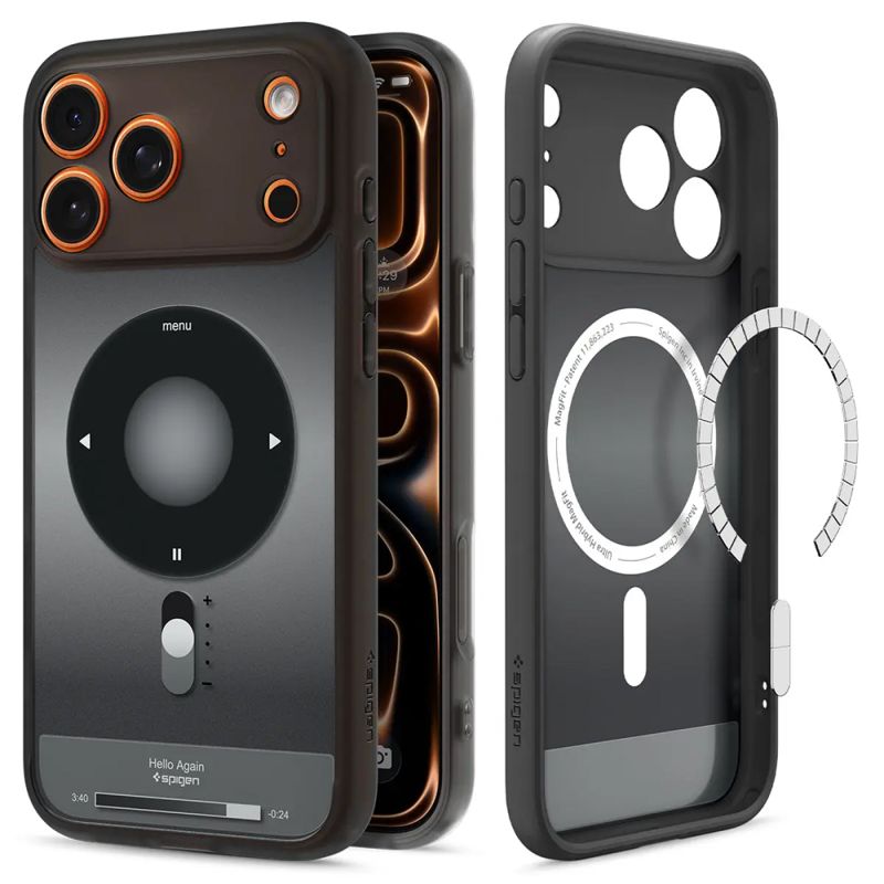 Husa pentru iPhone 17 Pro - Spigen Ultra Hybrid Classic MagSafe (ACS10356) - Black