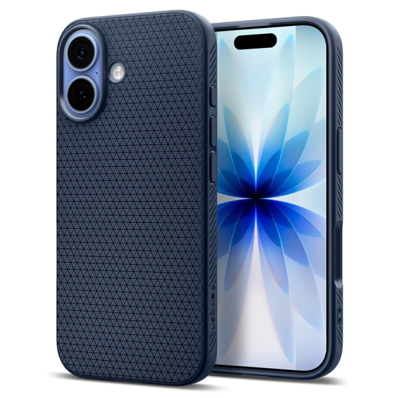 Husa pentru iPhone 17 - Spigen Liquid Air (ACS10370) - Navy Blue