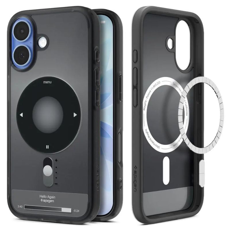 Husa pentru iPhone 17 - Spigen Ultra Hybrid Classic MagSafe (ACS10390) - Black
