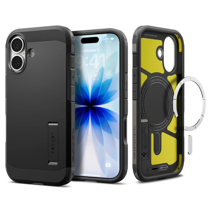 Husa pentru iPhone 17 - Spigen Tough Armor "T" MagSafe (ACS10391) - Black